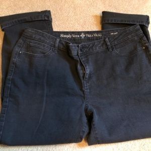Simply Vera Wang Crop Jeans
